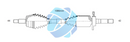 VW Crafter / MAN TGE  2.0 Front Right Driveshaft