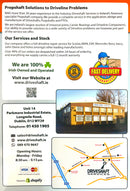 Information flyer for Driveshaft Services featuring company details