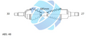 Technical Dimension Blueprint (795mm)