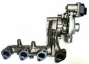 Turbocharger with Integrated Exhaust Manifold