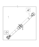 Propshaft - driveshaft Jeep Grand Cherokee WK2