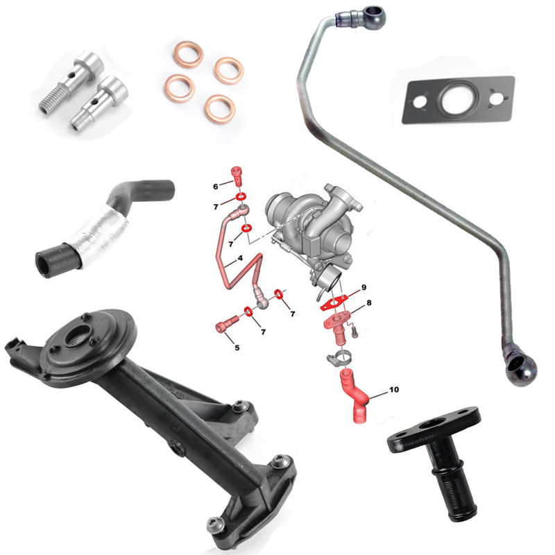 NEW 49173-07503 1.6 HDi / TDCi Turbo & Pipe Kit