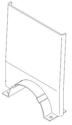 Scania P300/P400/P500/P600 Support Bracket for Centre Bearing (Top) oe 2278812