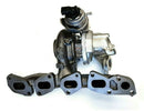 Turbocharger Unit with Integrated 4-Port Exhaust Manifold