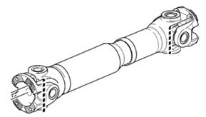 PROPSHAFT DAF (Sliding) -  oe 1694606